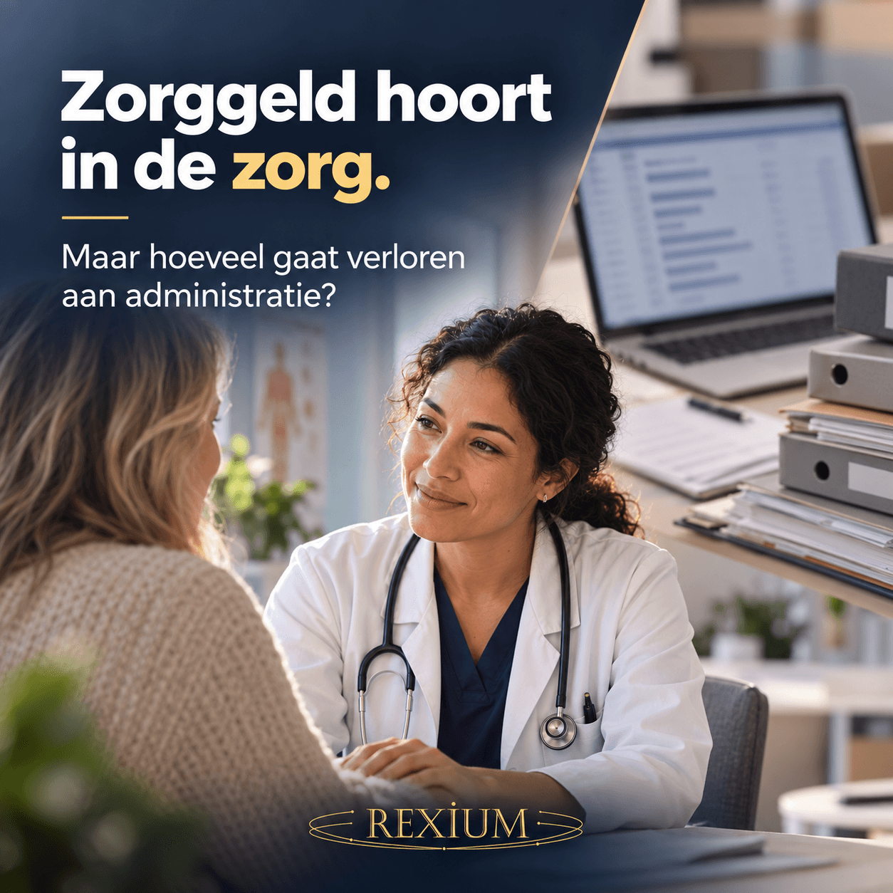 Zorggeld hoort in de zorg. Maar hoeveel gaat verloren aan administratie?